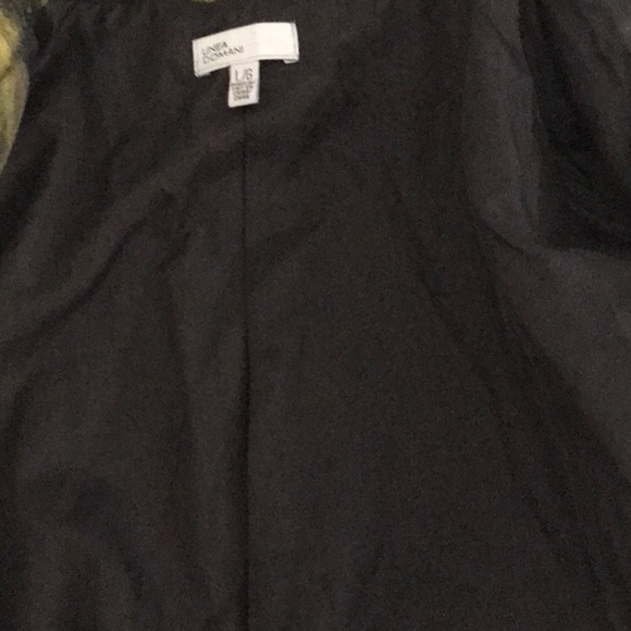 Linea Domani jacket blaszer fuzzy Wool blend lined front buttons Large - Picture 8 of 11